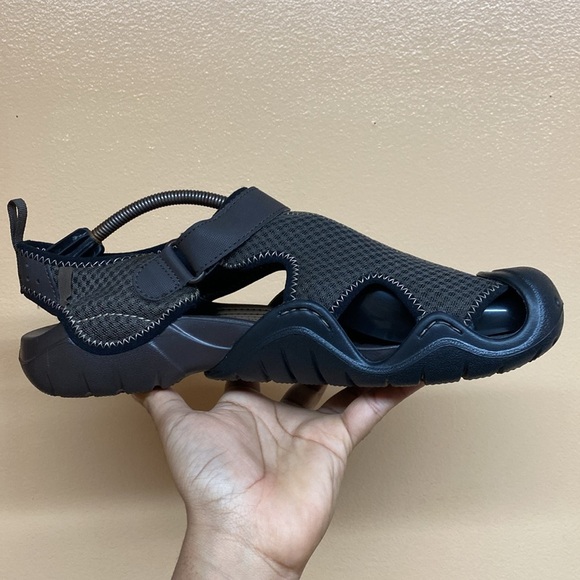 Crocs Swiftwater Mesh Waterproof Deck Sandals “Brown” Size 13 NEW - Picture 12 of 17